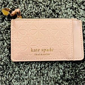 HOST PICK- Kate Spade Parfums Baby Pink Card Holder Coin Case NWOT